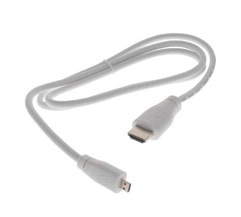 RPI HDMI CABLE WHITE Image.