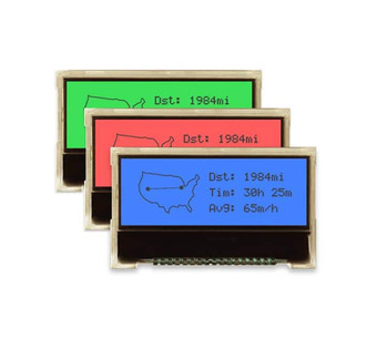 NHD-C12832A1Z-FS(RGB)-FBW-3V Image.