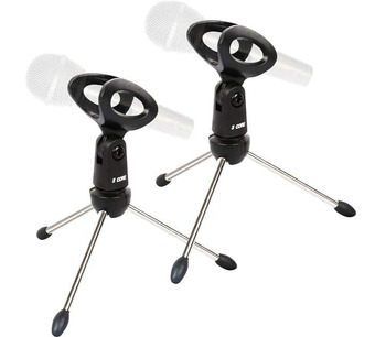 MINI TRIPOD MIC STAND 2PCS Image.