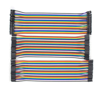 120 DuPont Breadboard Wires Image.