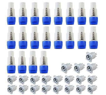PWR SPKON M/F WHT 20PCS Image.