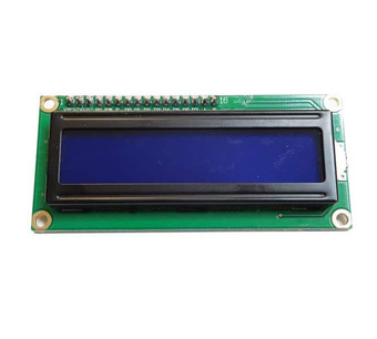 LCD 1602 2x16 Blue-White Image.