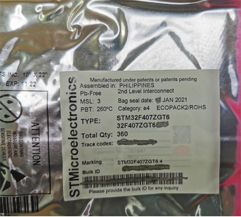 STM32F407ZGT6 Image.