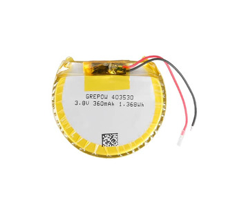 GRP403530-1C-3.8V-360MAH WITH PCM Image.