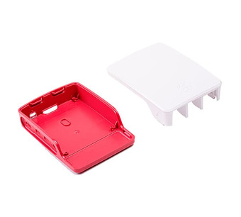 RASPBERRY PI 4 CASE RED/WHITE Image.