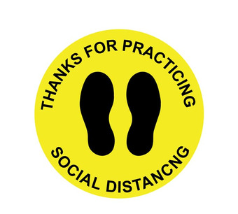 3M 3662-10 SOCIAL DISTANCE Image.