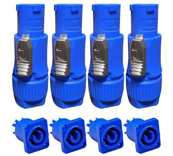 PWR SPKON M/F BLU 4PCS Image.