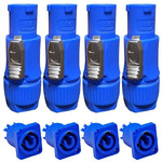 PWR SPKON M/F BLU 4PCS
