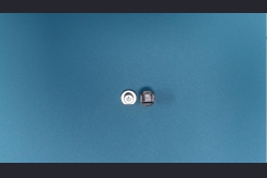 400ECA01E C&K 	CAP TACTILE ROUND SILVER