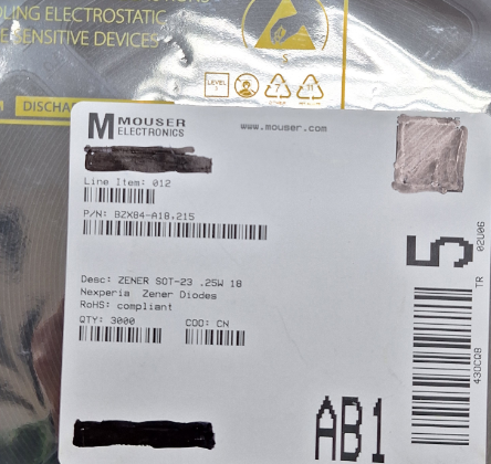 BZX84-A18,215 Nexperia 	DIODE ZENER 18V 250MW TO236AB