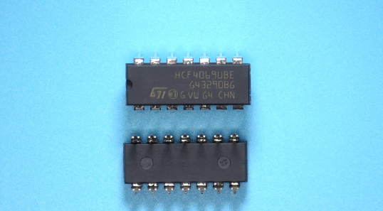 HCF4069UBEY STMicroelectronics IC INVERTER 6CH 6-INP 14DIP