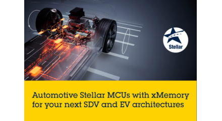 STMicroelectronics Introduces Next-Generation Stellar Microcontrollers with xMemory to Address the Evolving Needs of Software-Defined and Electrified Vehicles