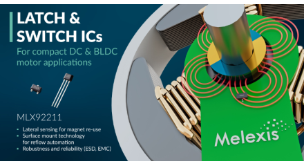 Melexis Introduces MLX92211 IMC Integrated Magnetic Sensor for Compact Automotive Motor Modules