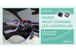 Melexis выпускает MLX81143 Чип автомобильного светодиода